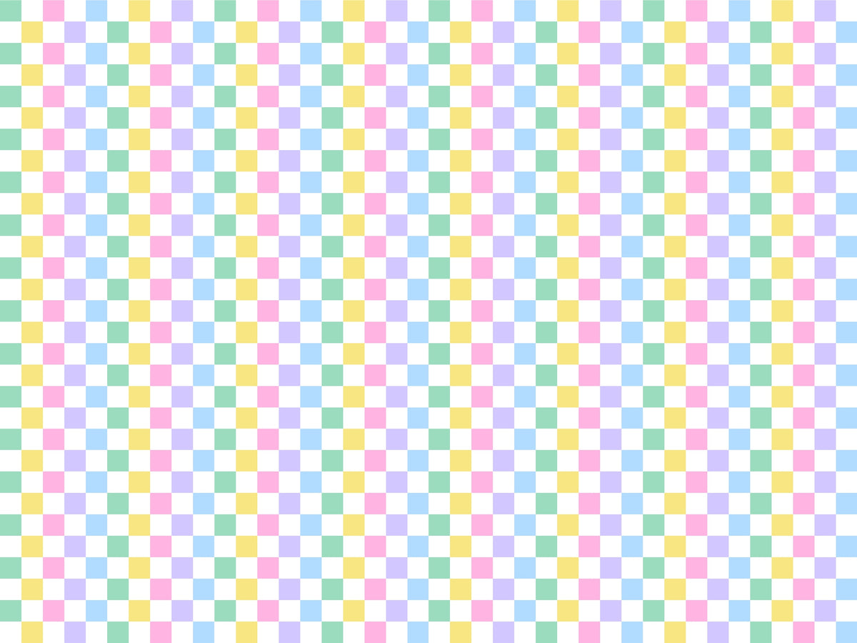 Colorful Checkerboard Pattern Wallpaper in your room — zoomed