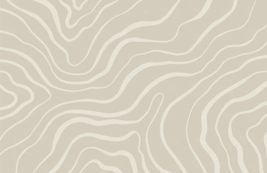 Neutral Abstract Lines Wall Mural