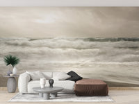 Ocean Waves Wall Mural - Giffywalls