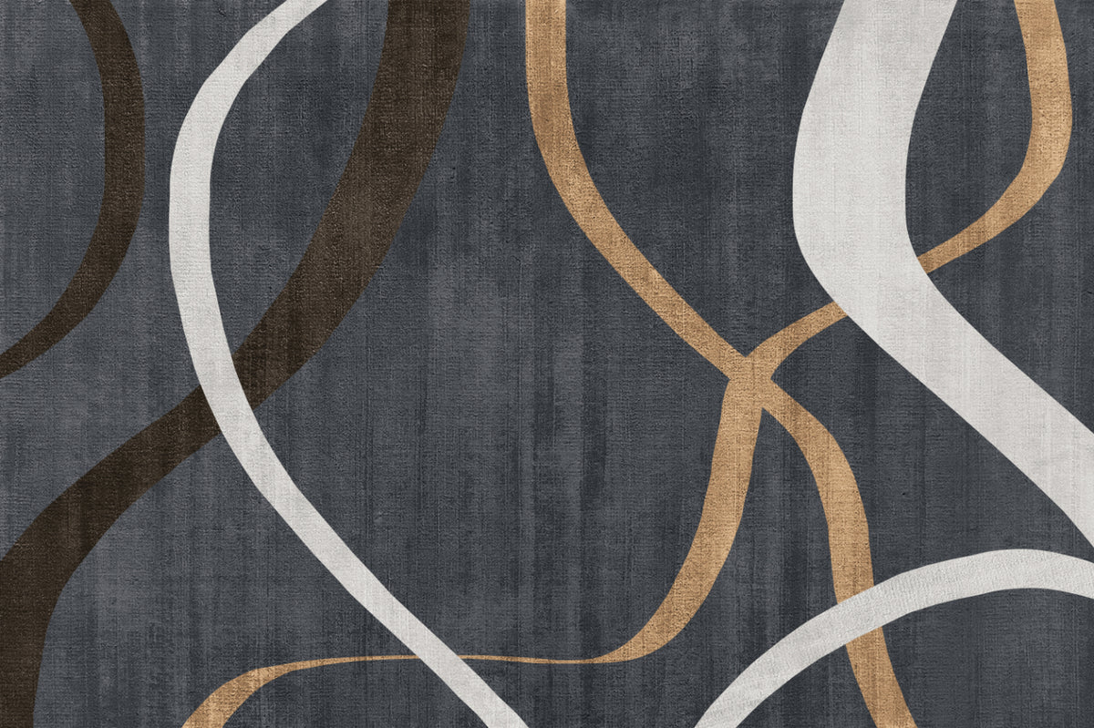 Luxury Geometric Abstract Wall Mural in your room — zoomed