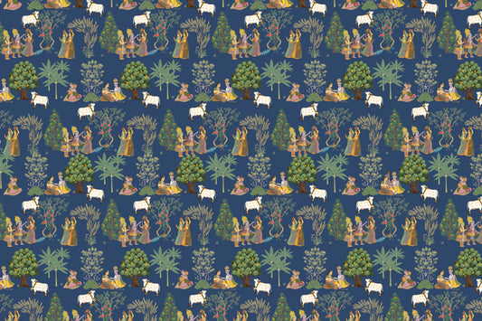Indian Folk Art Wallpaper