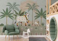 Pichwai Sacred Cow creepy wallpaper
