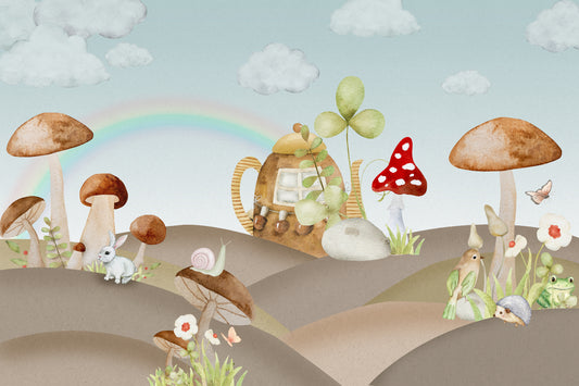 Whimsical Fantasy Woodland Wallpaper
