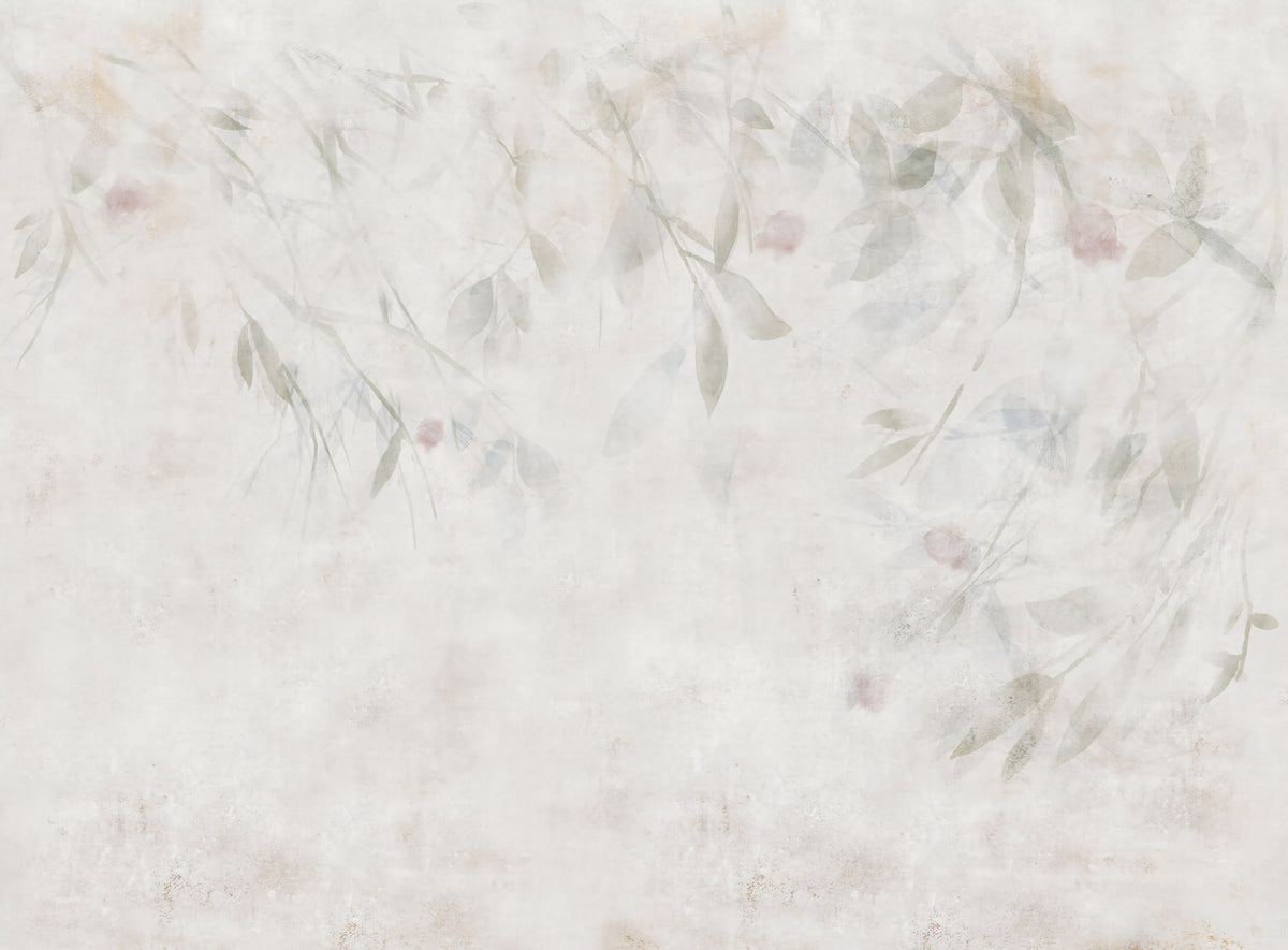 Romantic Willow Botanical Wall Mural