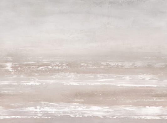 Soft Neutral Abstract Wall Mural