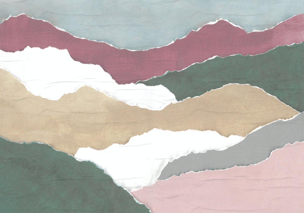 Abstract Torn Paper Wallpaper in your room — zoomed