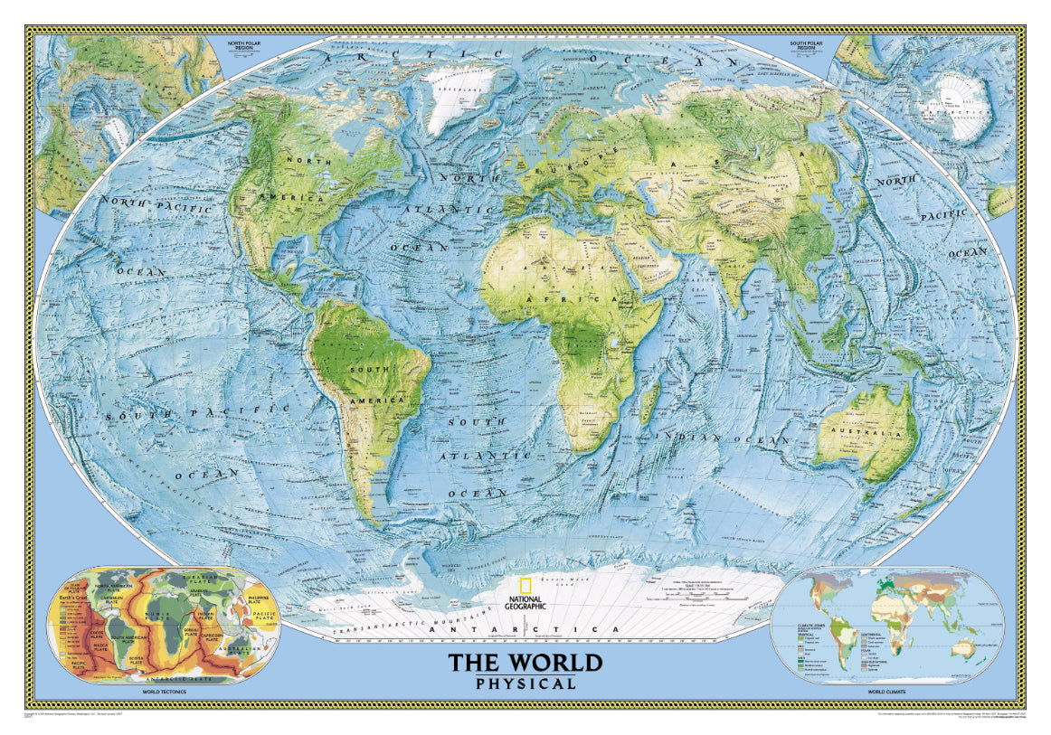 National Geographic World Map Wall Mural in your room