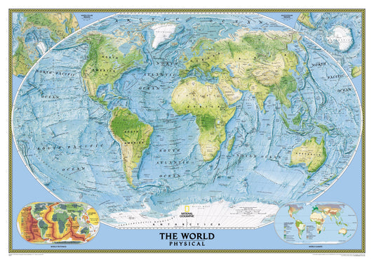 National Geographic World Map Wall Mural