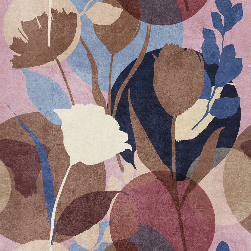 Floral Contemporary Wall Mural