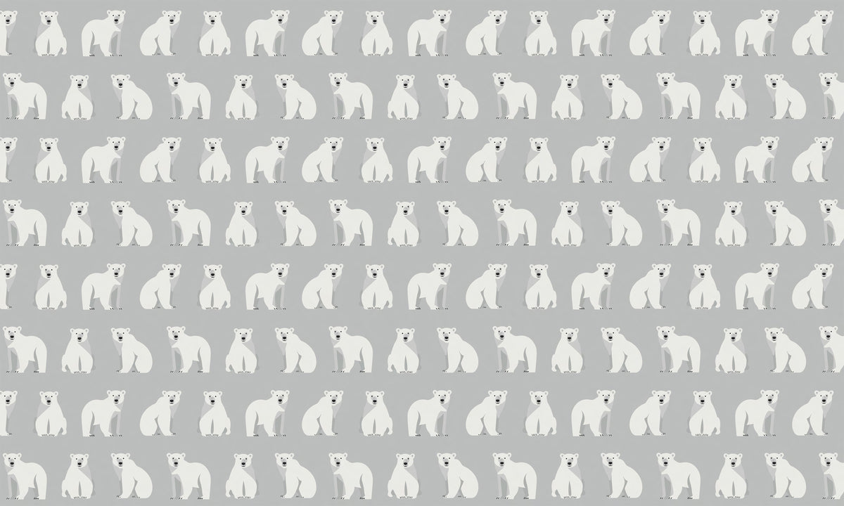 Polar Trio Arctic Bear Wallpaper in your room — zoomed