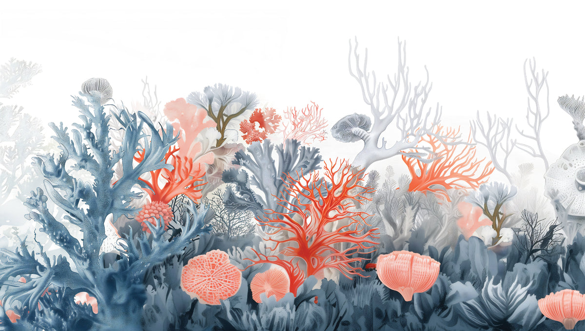 Aqua Gardens Coral Reef Wallpaper in your room
