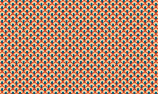 Radiant Rhythm Art Deco Wallpaper