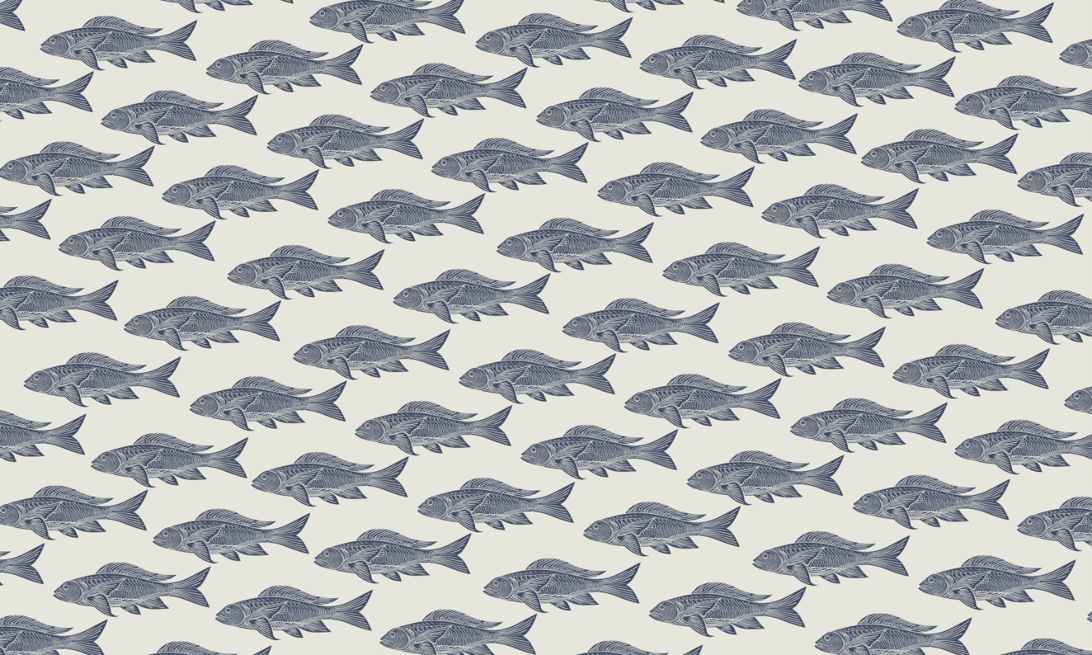 Vintage Catch Nautical Fish Wallpaper