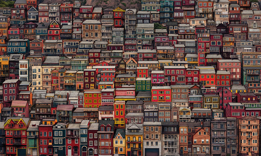 Nested Neighborhoods Urban Wallpaper