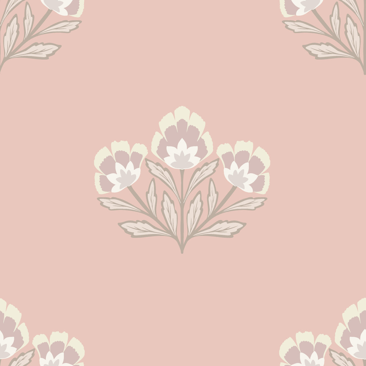 Blush Blooms Wallpaper⁠