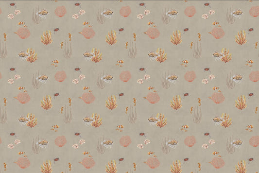 Brown Oceanic Wonders Wallpaper