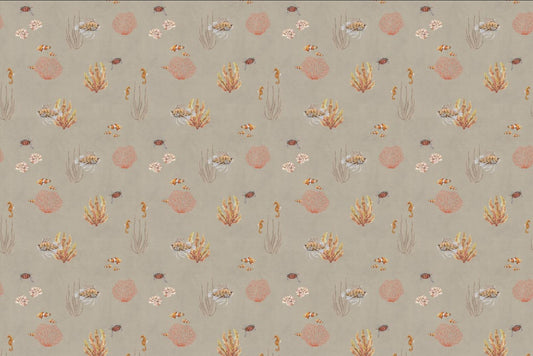 Brown Oceanic Wonders Wallpaper