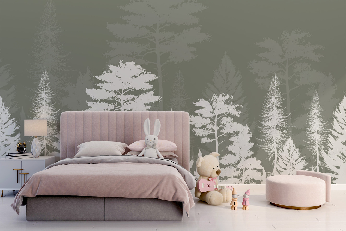 Enchanted Forest Shadow Wallpaper
