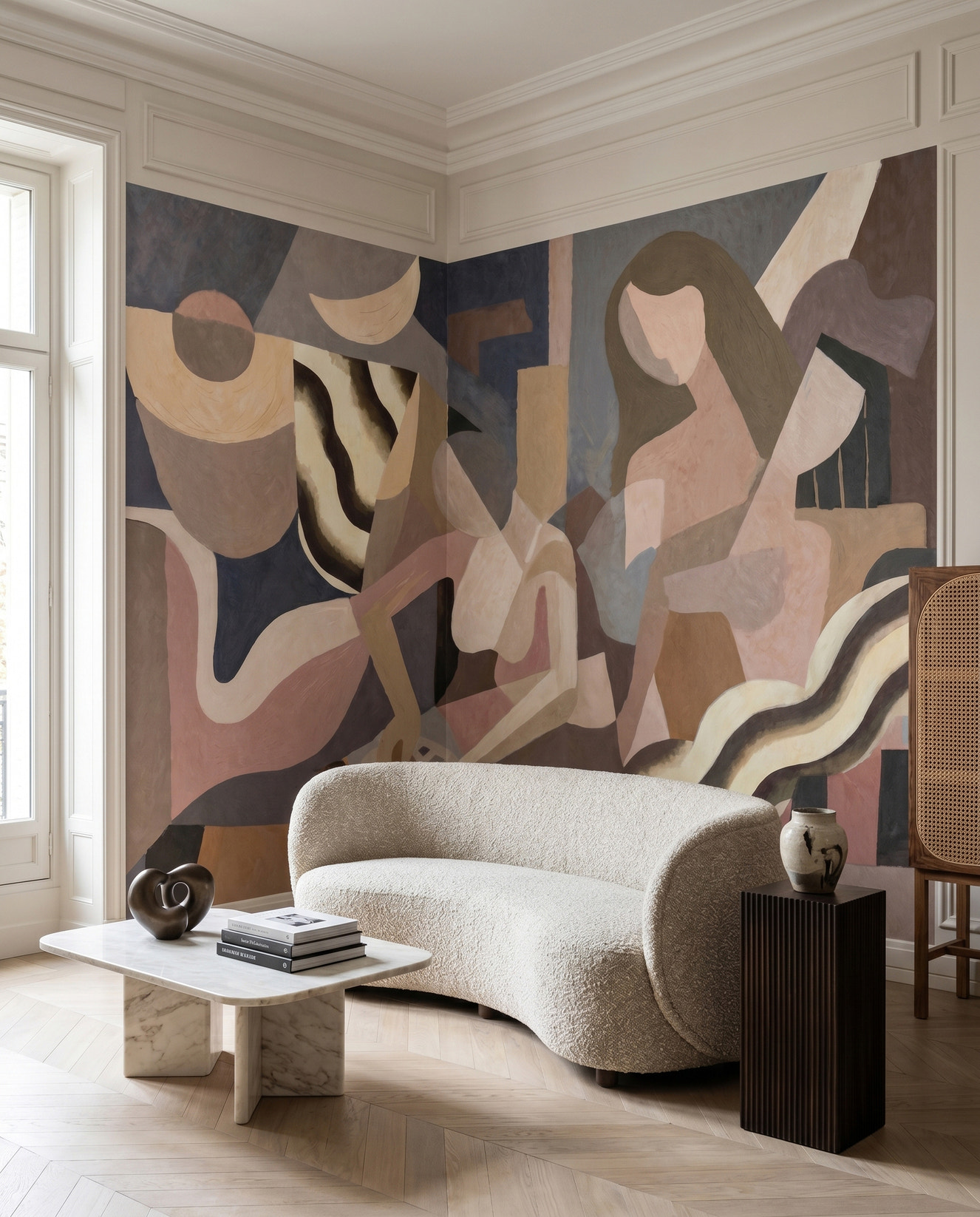 Lunar Smoke Wall Mural