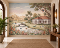 Whispering Garden Estate Wall Mural - RJM02