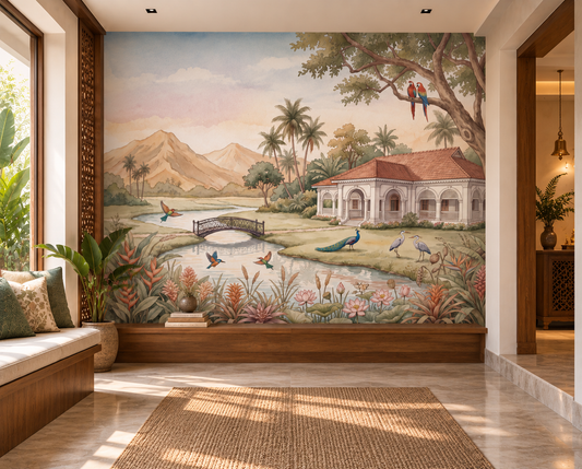 Whispering Garden Estate Wall Mural - RJM02