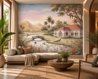 Whispering Garden Estate Wall Mural - RJM02