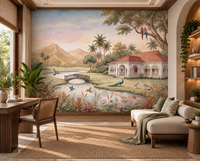 Whispering Garden Estate Wall Mural - RJM02