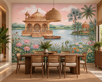 The Lotus Lake Palace Wall Mural -RJM03