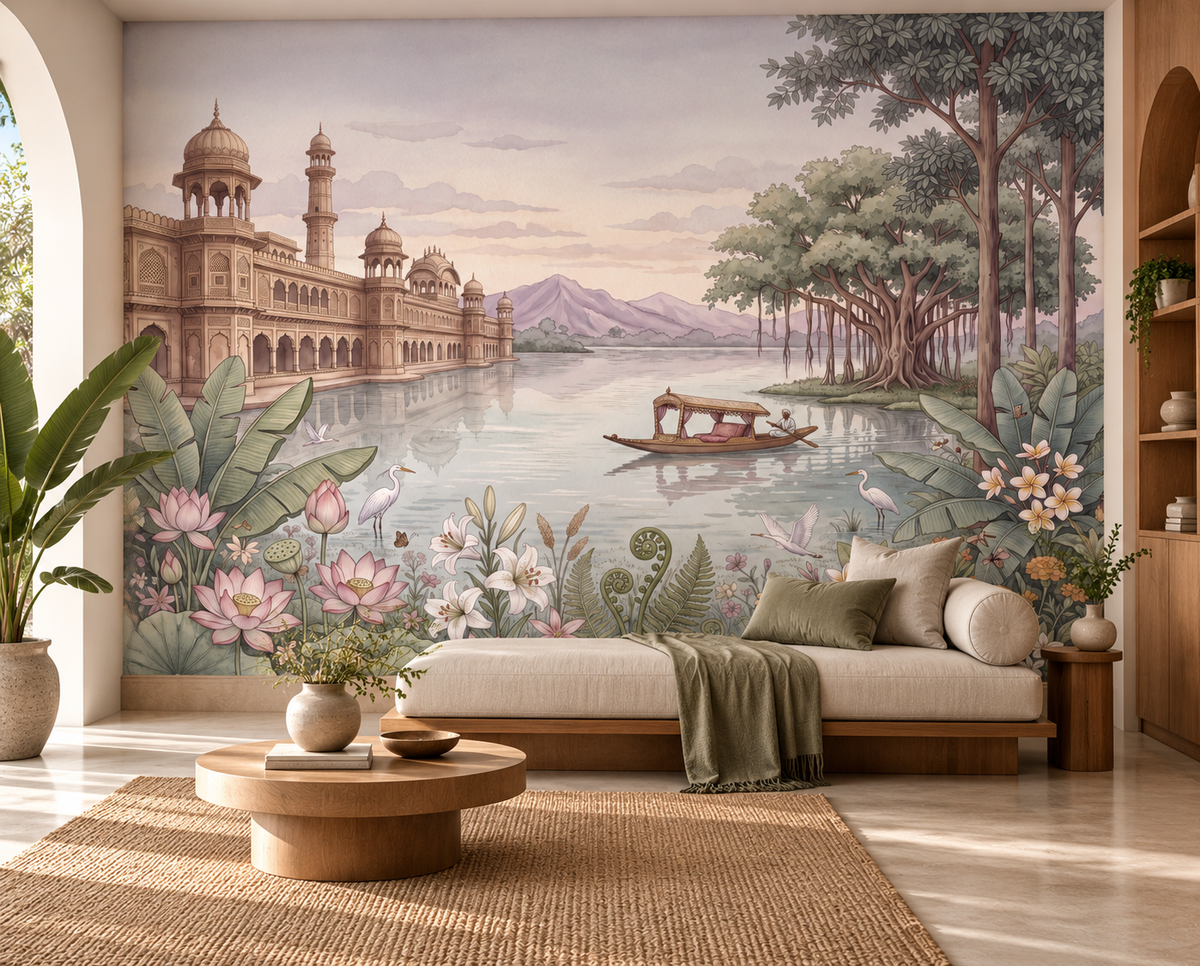 The Palace of Serene Waters Wall Mural-RJM04