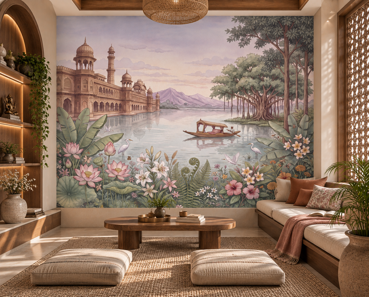 The Palace of Serene Waters Wall Mural-RJM04