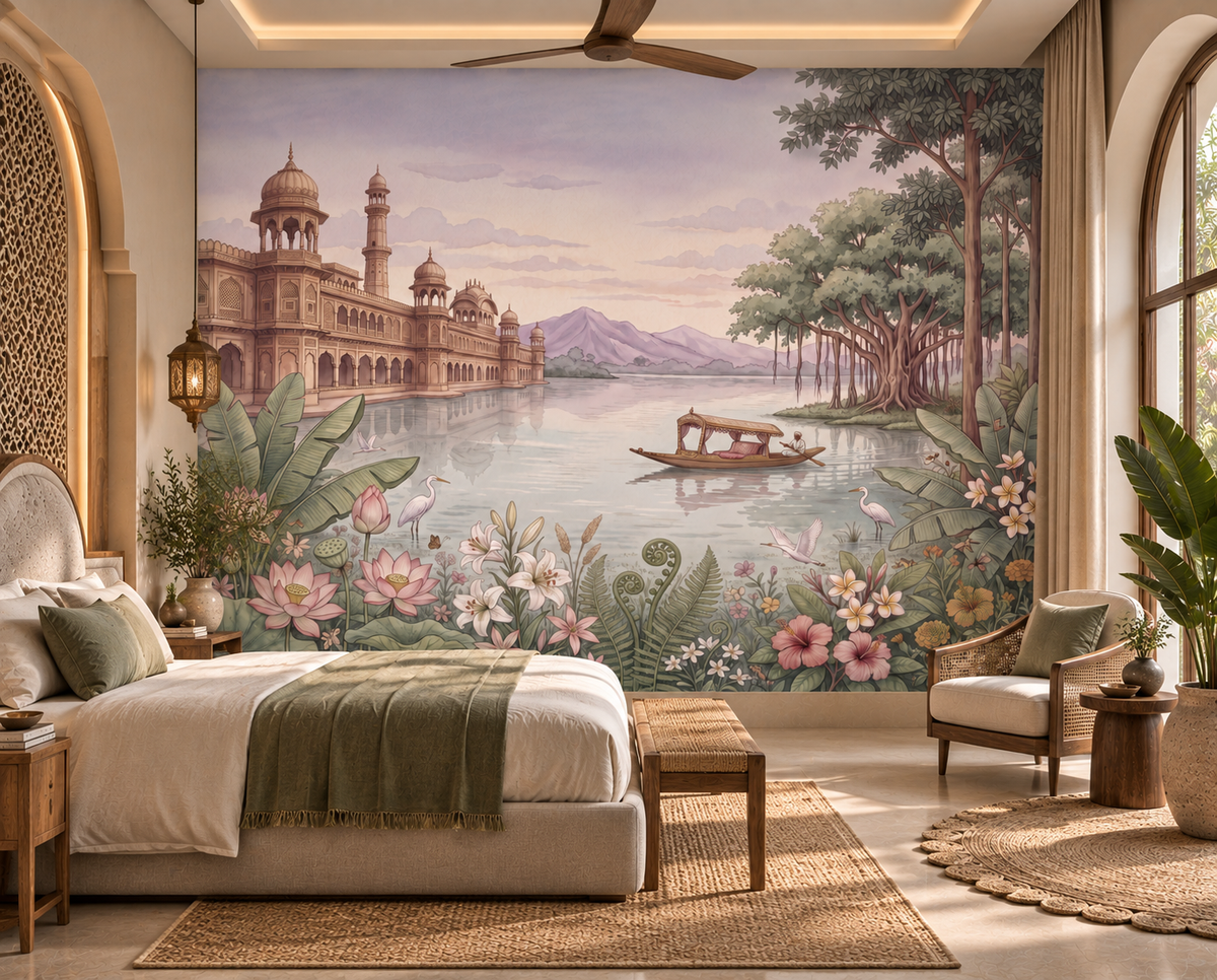 The Palace of Serene Waters Wall Mural-RJM04