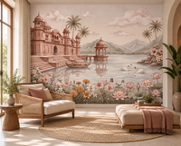 The Swan Lake Palace Wall Mural-RJM05