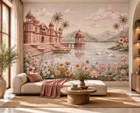 The Swan Lake Palace Wall Mural-RJM05