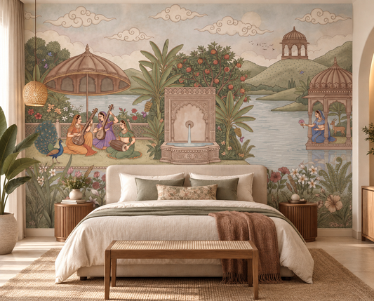 The Enchanted Garden of Raag Wall Mural-RJM08