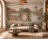 The Enchanted Garden of Raag Wall Mural-RJM08