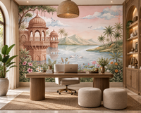 The Swan Lake Pavilion Wall Mural-RJM10