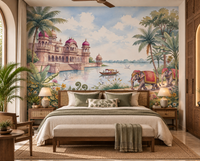 The Maharaja’s Elephant Garden  Wall Mural-RJM12