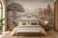 Celestial Palace Garden Wall Mural-RJM16