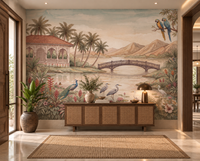 Jheel Kinara Wall Mural-RJM19