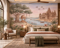 Pavitra Sarovar Wall Mural-RJM21