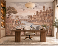 Rajputana River Palace Wall Mural-RJM25