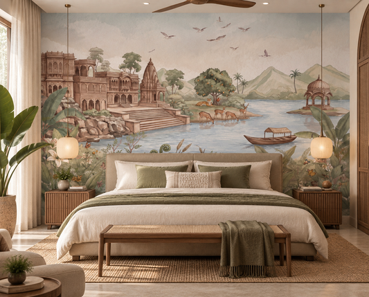 Haveli Ghat Wall Mural-RJM27