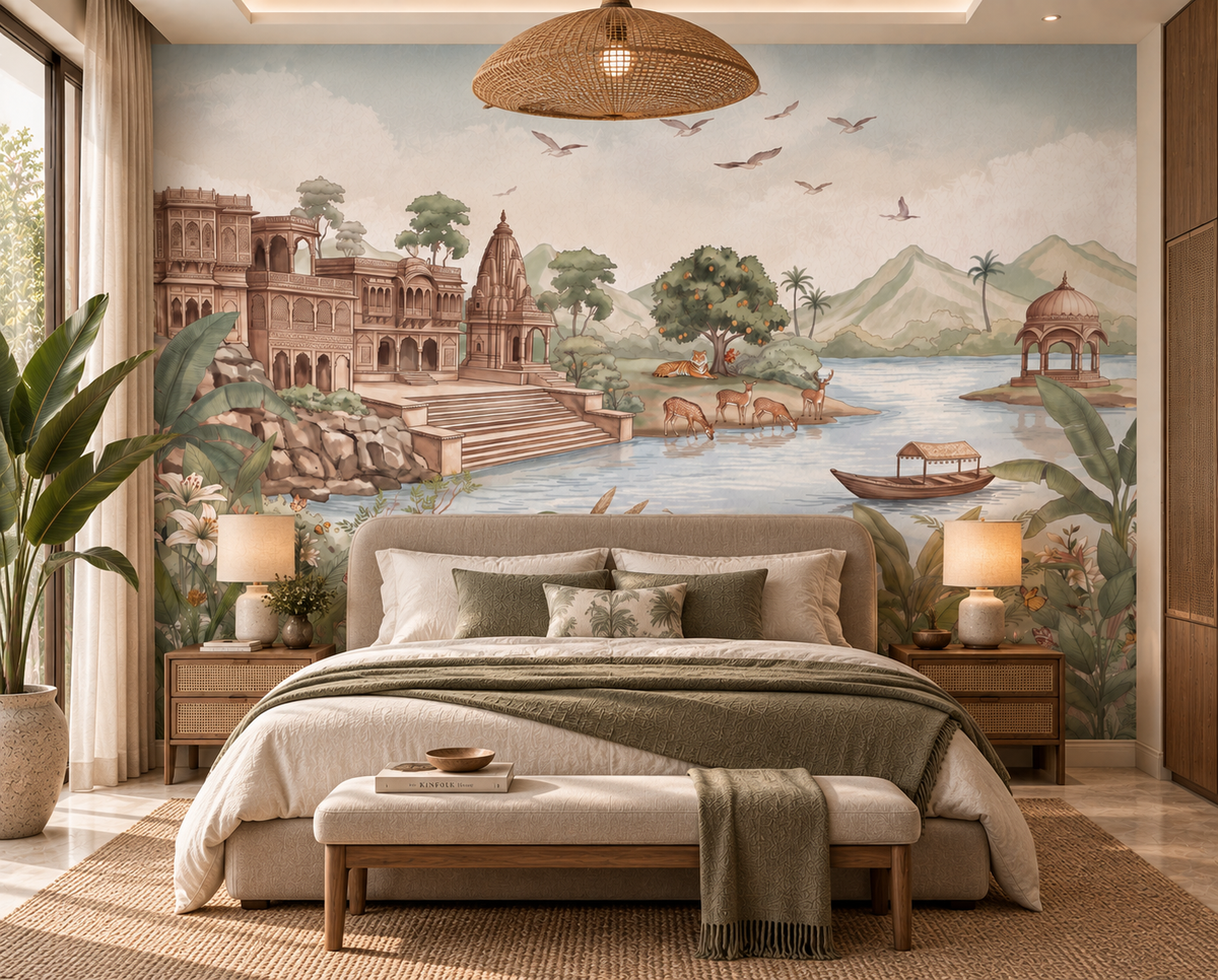 Haveli Ghat Wall Mural-RJM27