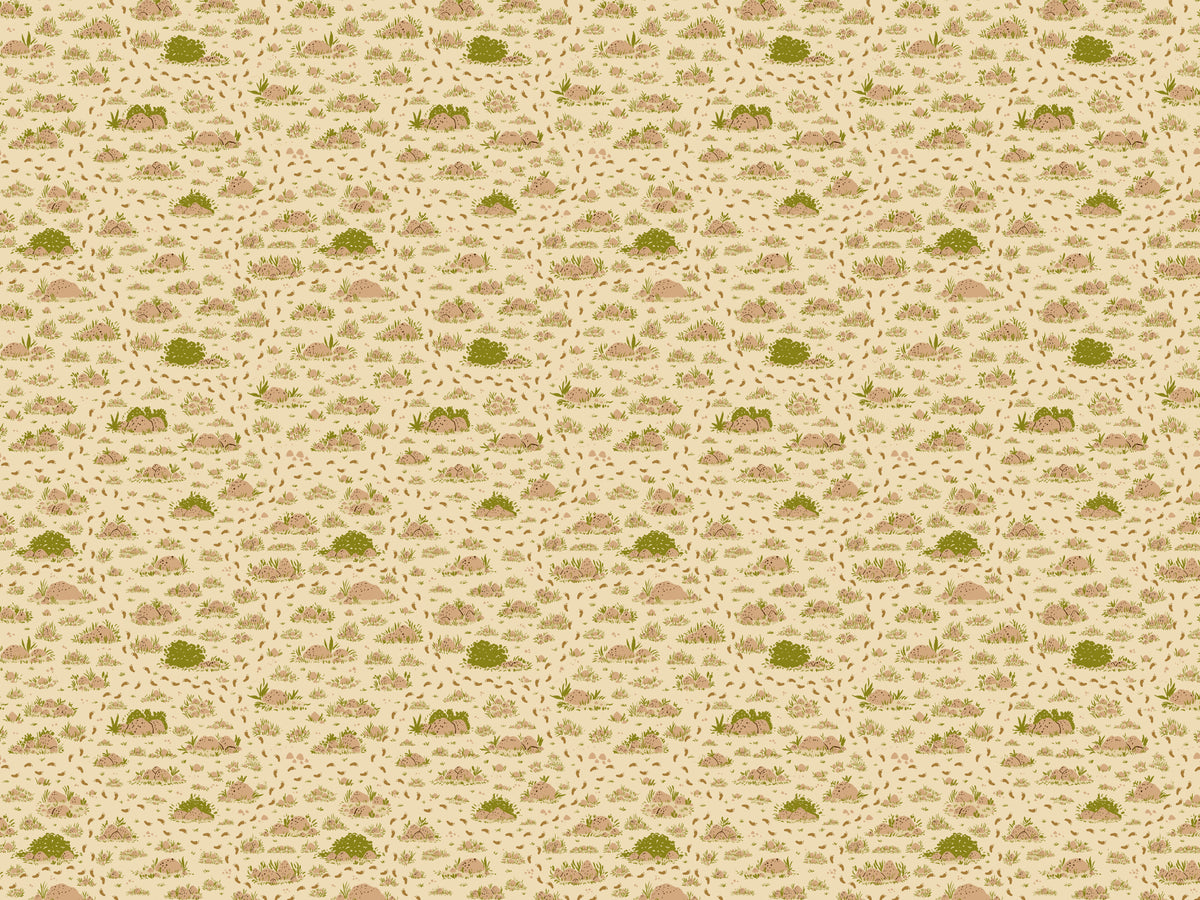 Nature Walk Brown Wallpaper for Walls