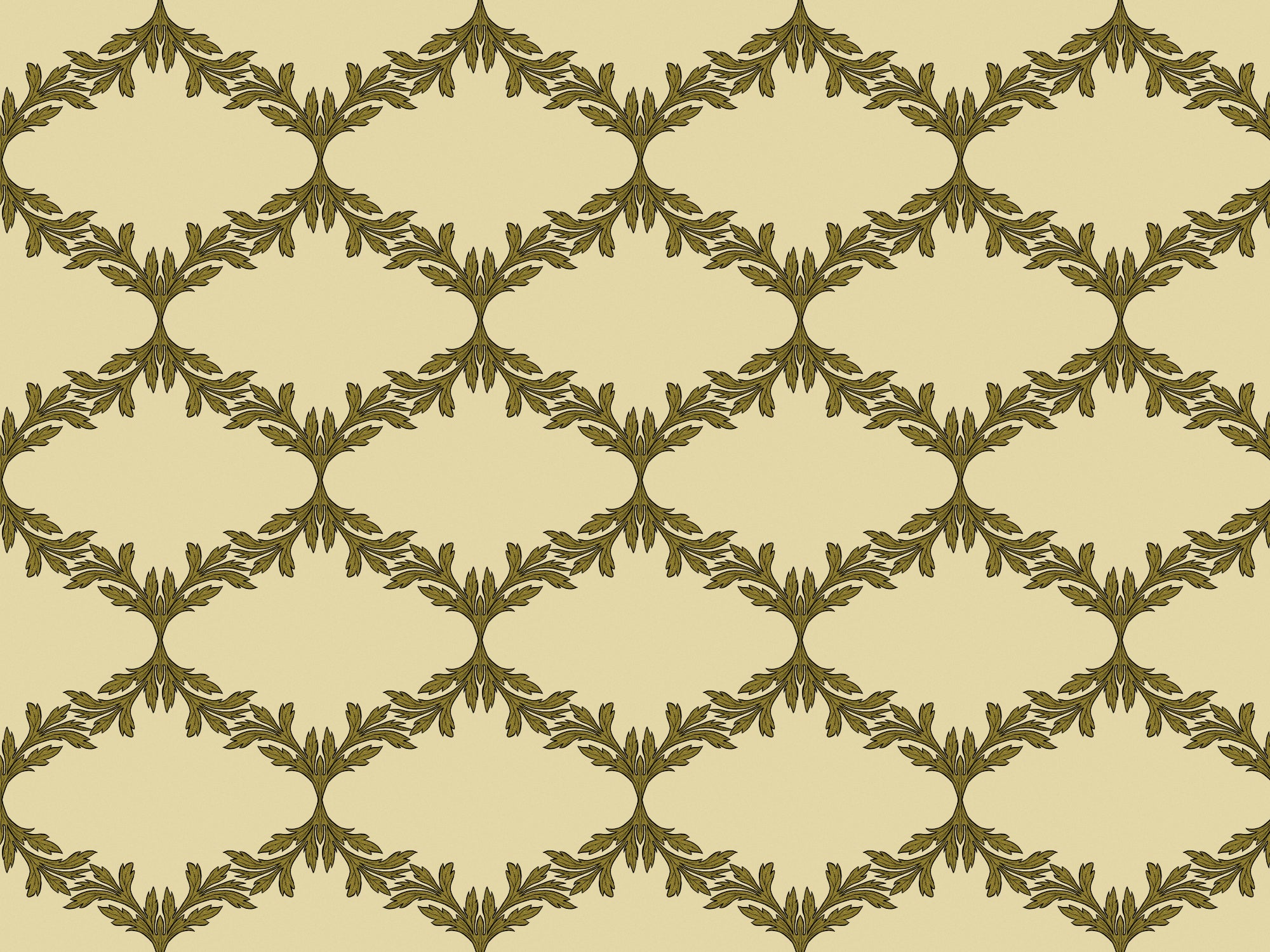 Acanthus Trellis Wallpaper Murals in your room — zoomed