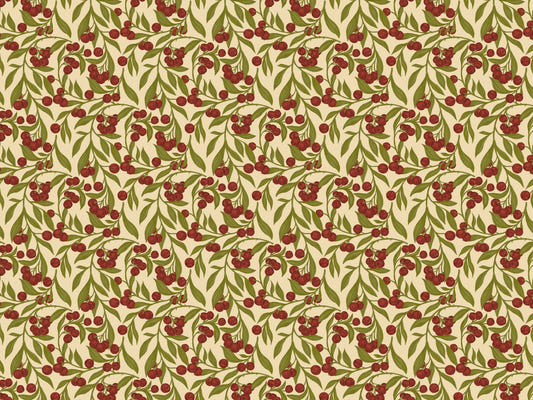 Autumn Berries Red Wallpaper Murals