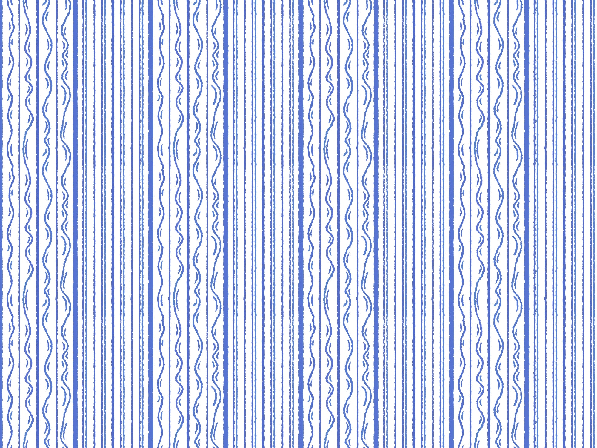 Classic Blue Stripes Wall Mural