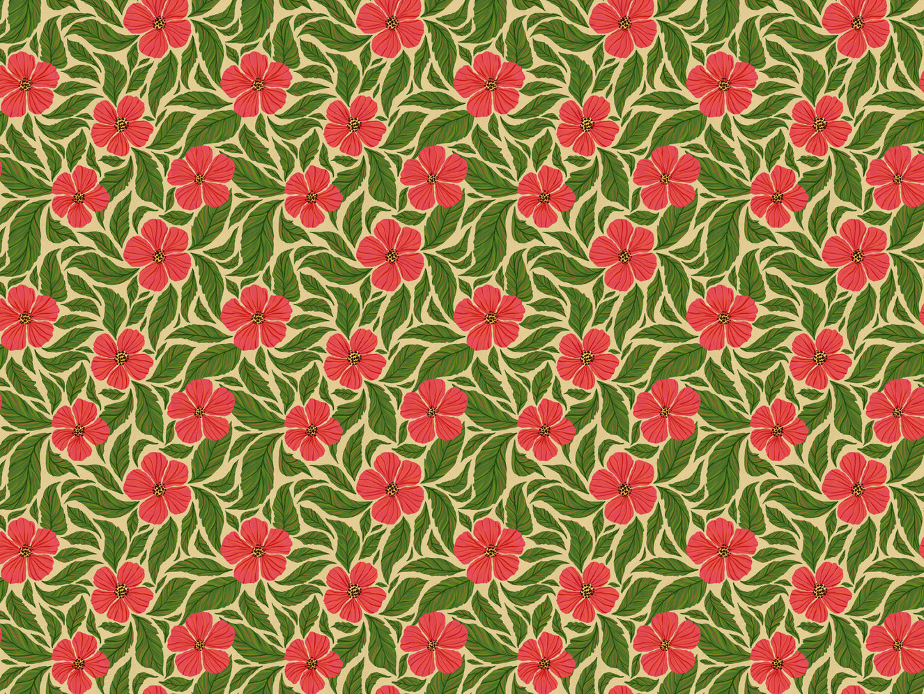 Pink Flowers Dance Wallpaper
