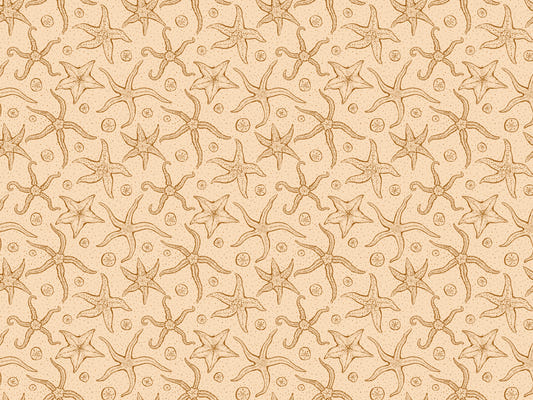 Warm Brown Echinoderms Wallpaper
