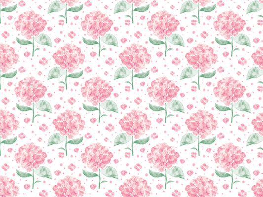 Pink Hydrangea in The Air Wallpaper